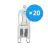 Flerpack 20x Osram Halogen G9 HaloPin Eco 48W