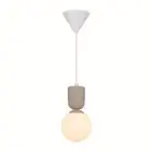Nordlux Sadie Pendellampa Composite Beige | Passande för 1x E14