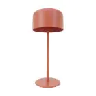 Eglo Bordslampa Roccanova Solar Stål Apelsin 2W 270lm - 830 Varm Vit | IP44 - Touchdimmerbar - USB-C